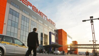 Новогоднее настроение в аэропорту Шереметьево
